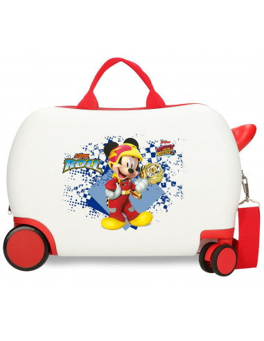 2391061 ABS ROLLING SUITCASE 4W.(2 MULTID.) 45CM.JOY MICKEY